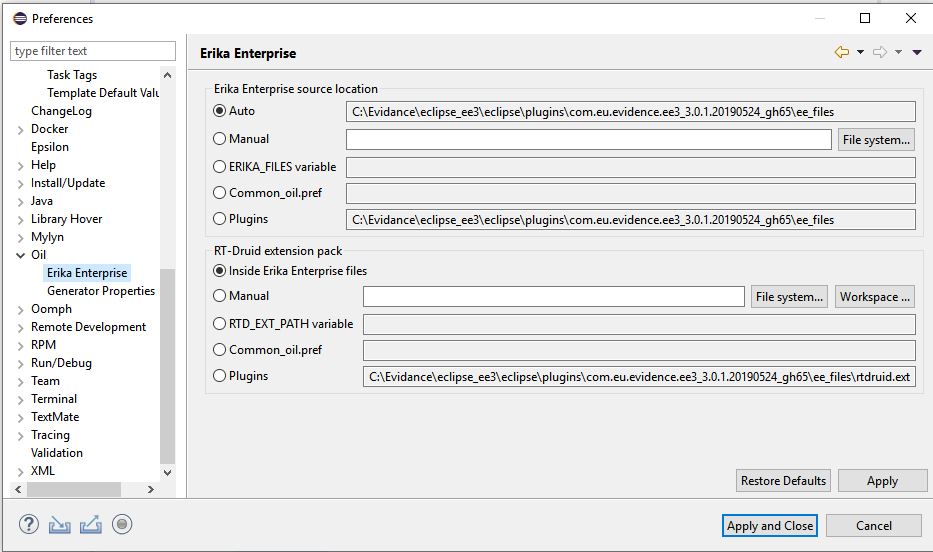 Global IDE properties